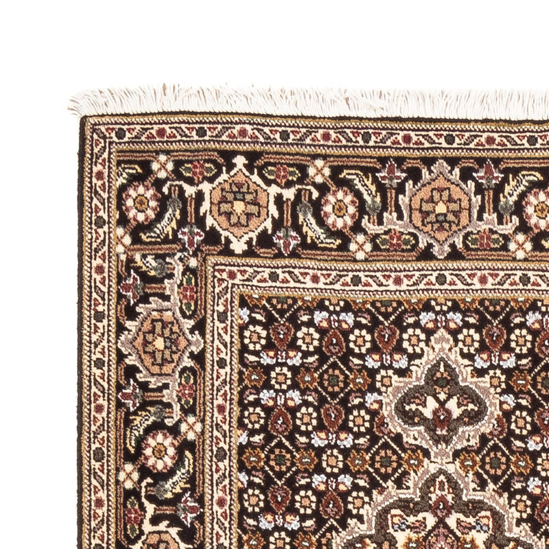 Alfombra de pasillo Alfombra Persa - Tabriz - Real - 196 x 75 cm - azul oscuro