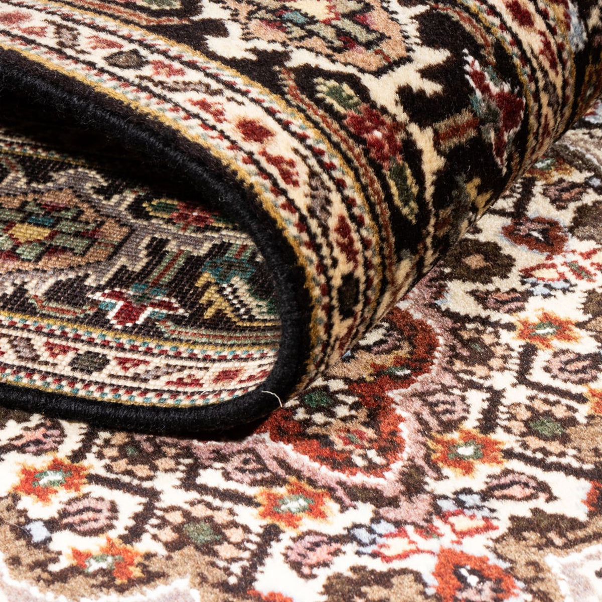 Alfombra de pasillo Alfombra Persa - Tabriz - Real - 196 x 75 cm - azul oscuro