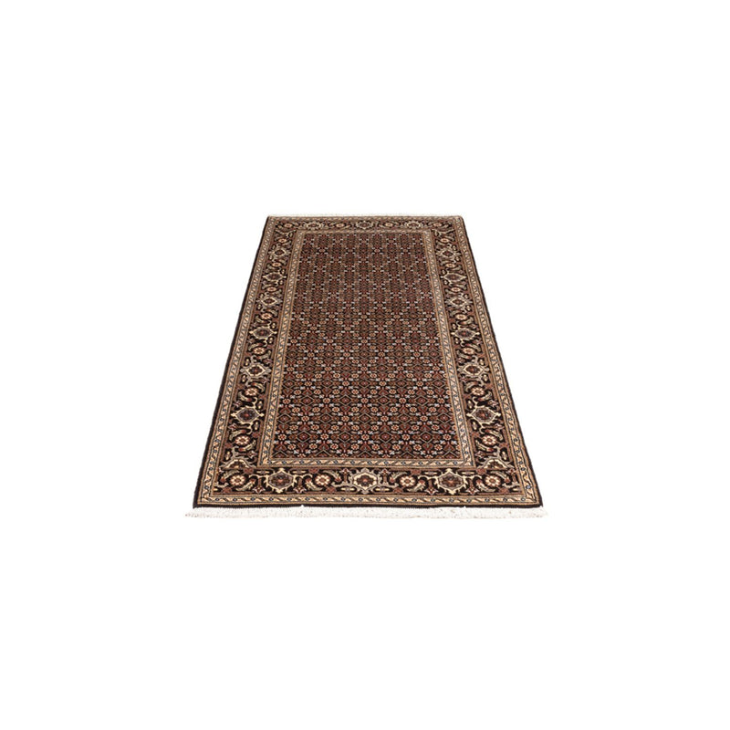 Alfombra de pasillo Alfombra Persa - Tabriz - Real - 196 x 80 cm - azul oscuro