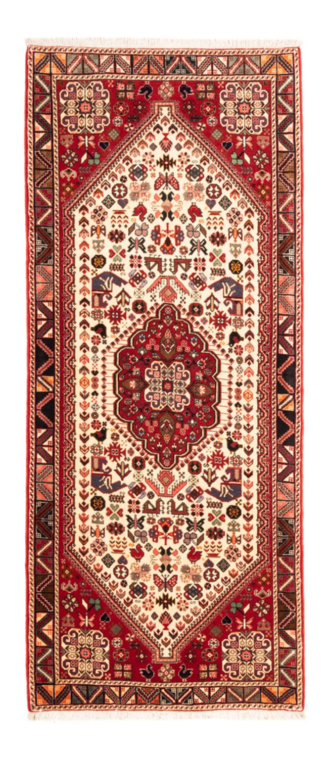 Alfombra de pasillo Alfombra persa - Nómada - 200 x 82 cm - crema