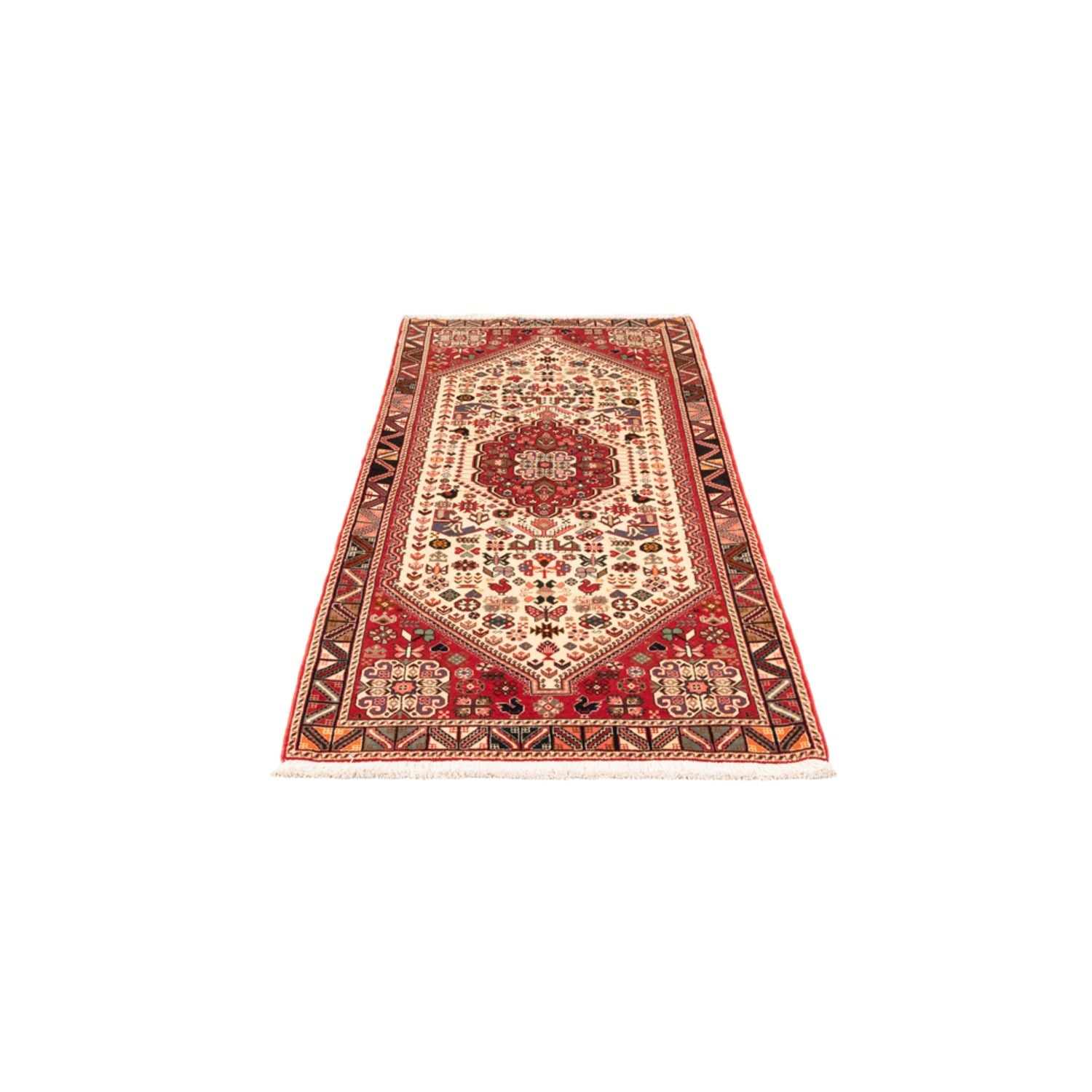 Alfombra de pasillo Alfombra persa - Nómada - 200 x 82 cm - crema