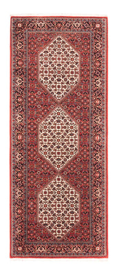 Alfombra de pasillo Alfombra persa - Bidjar - 196 x 80 cm - rojo