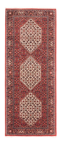 Alfombra de pasillo Alfombra persa - Bidjar - 196 x 80 cm - rojo