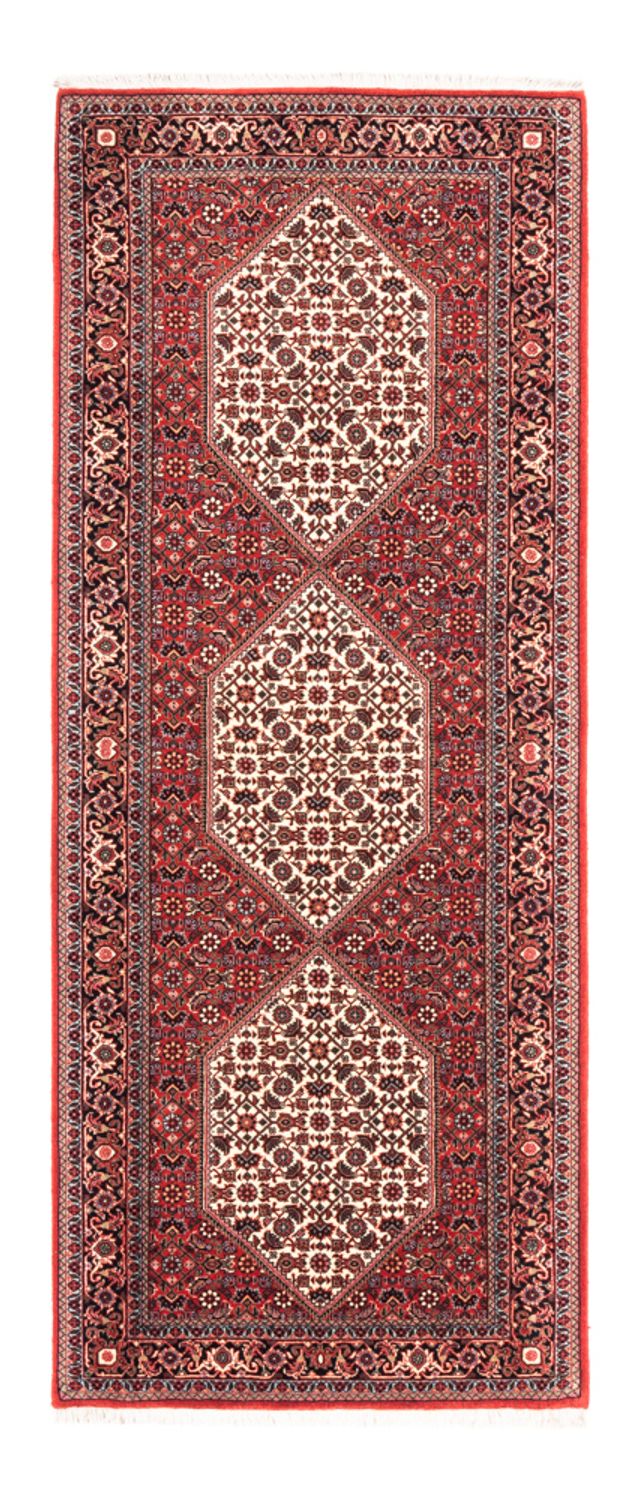 Alfombra de pasillo Alfombra persa - Bidjar - 196 x 80 cm - rojo