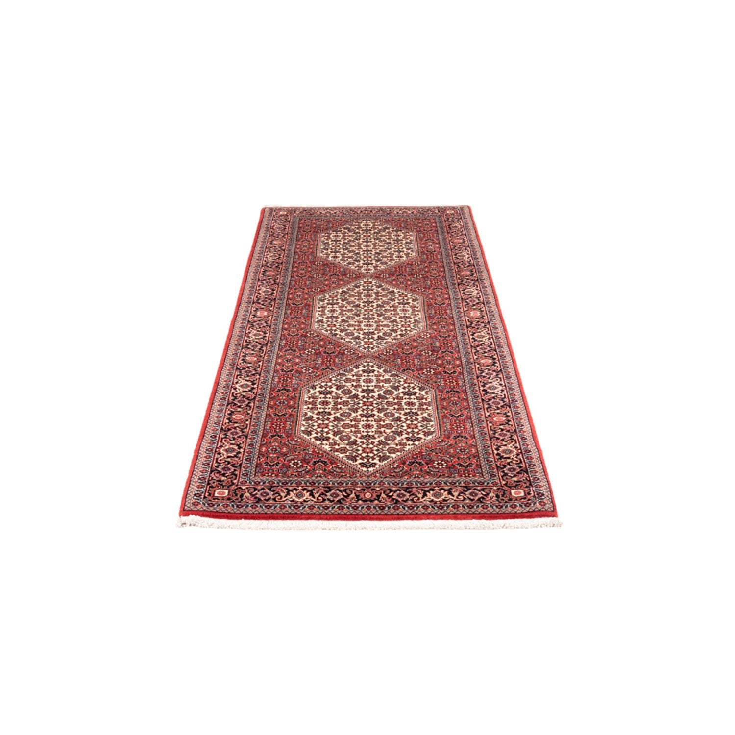 Alfombra de pasillo Alfombra persa - Bidjar - 196 x 80 cm - rojo
