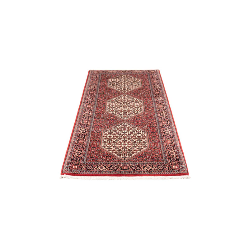 Alfombra de pasillo Alfombra persa - Bidjar - 196 x 80 cm - rojo