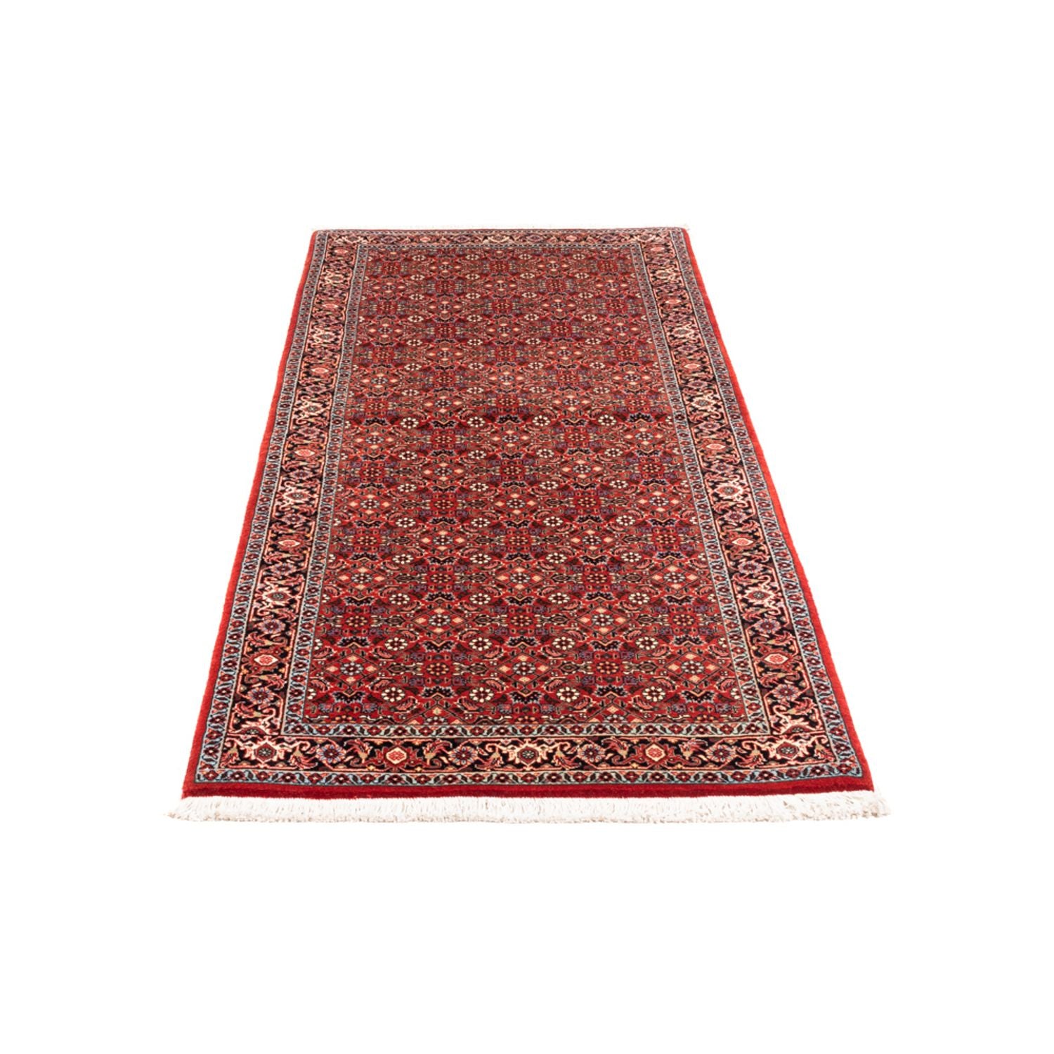Alfombra de pasillo Alfombra persa - Bidjar - 192 x 75 cm - rojo