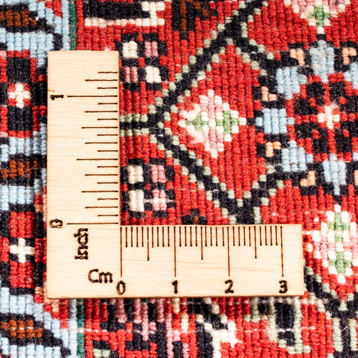 Alfombra de pasillo Alfombra persa - Bidjar - 192 x 75 cm - rojo