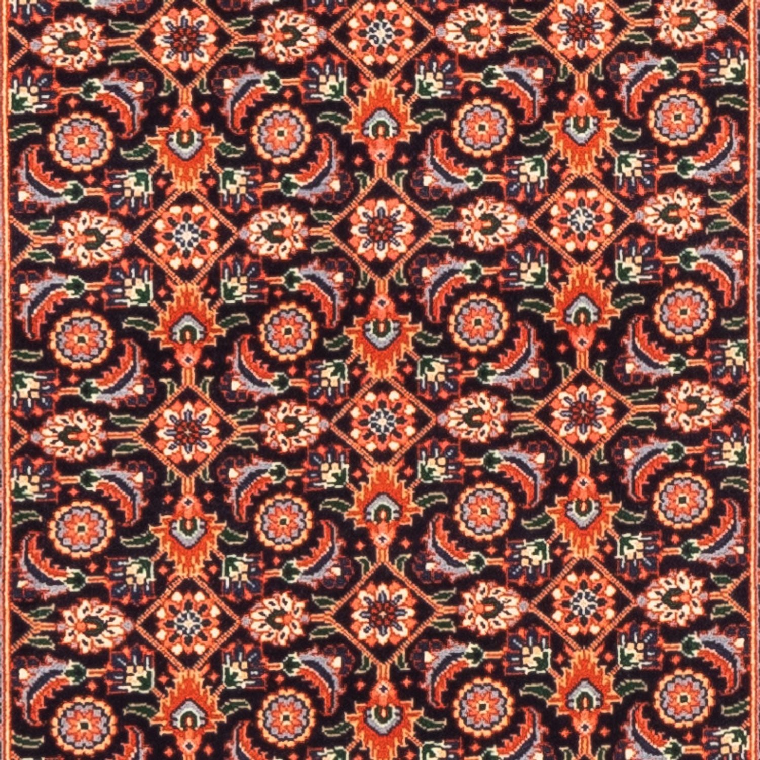 Alfombra de pasillo Alfombra Persa - Isfahan - Prima - 199 x 64 cm - rojo