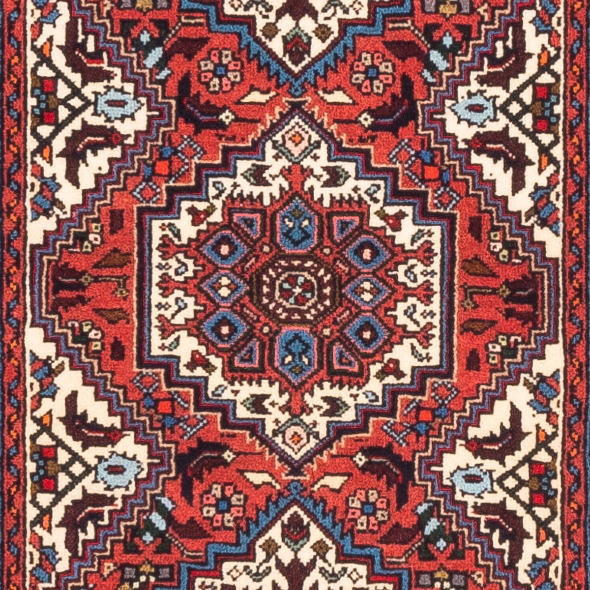 Alfombra persa - Nómada - 147 x 62 cm - rojo