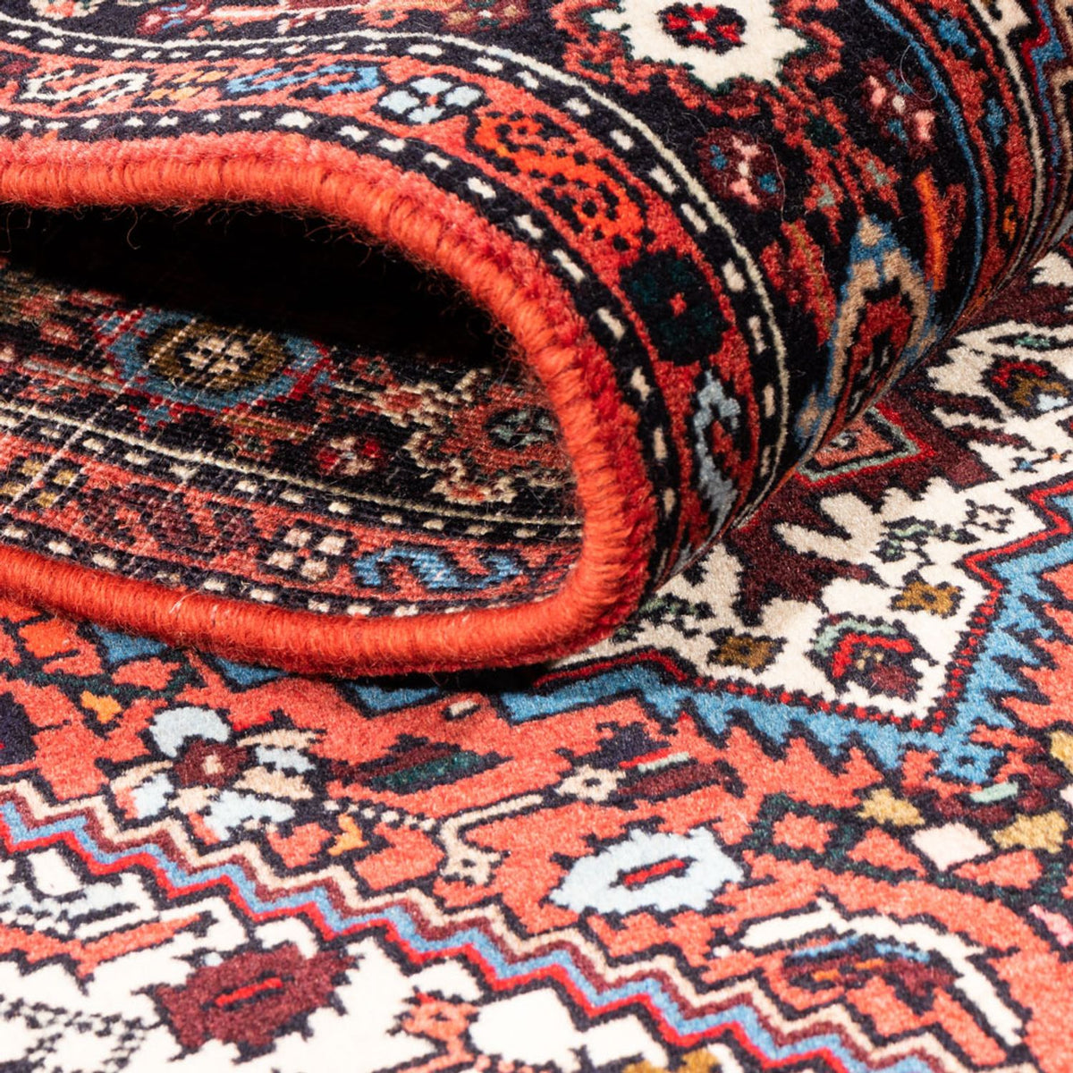 Alfombra persa - Nómada - 147 x 62 cm - rojo