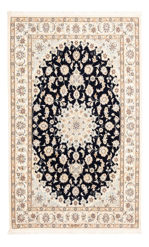 Alfombra Persa - Nain - Prima - 183 x 119 cm - azul oscuro