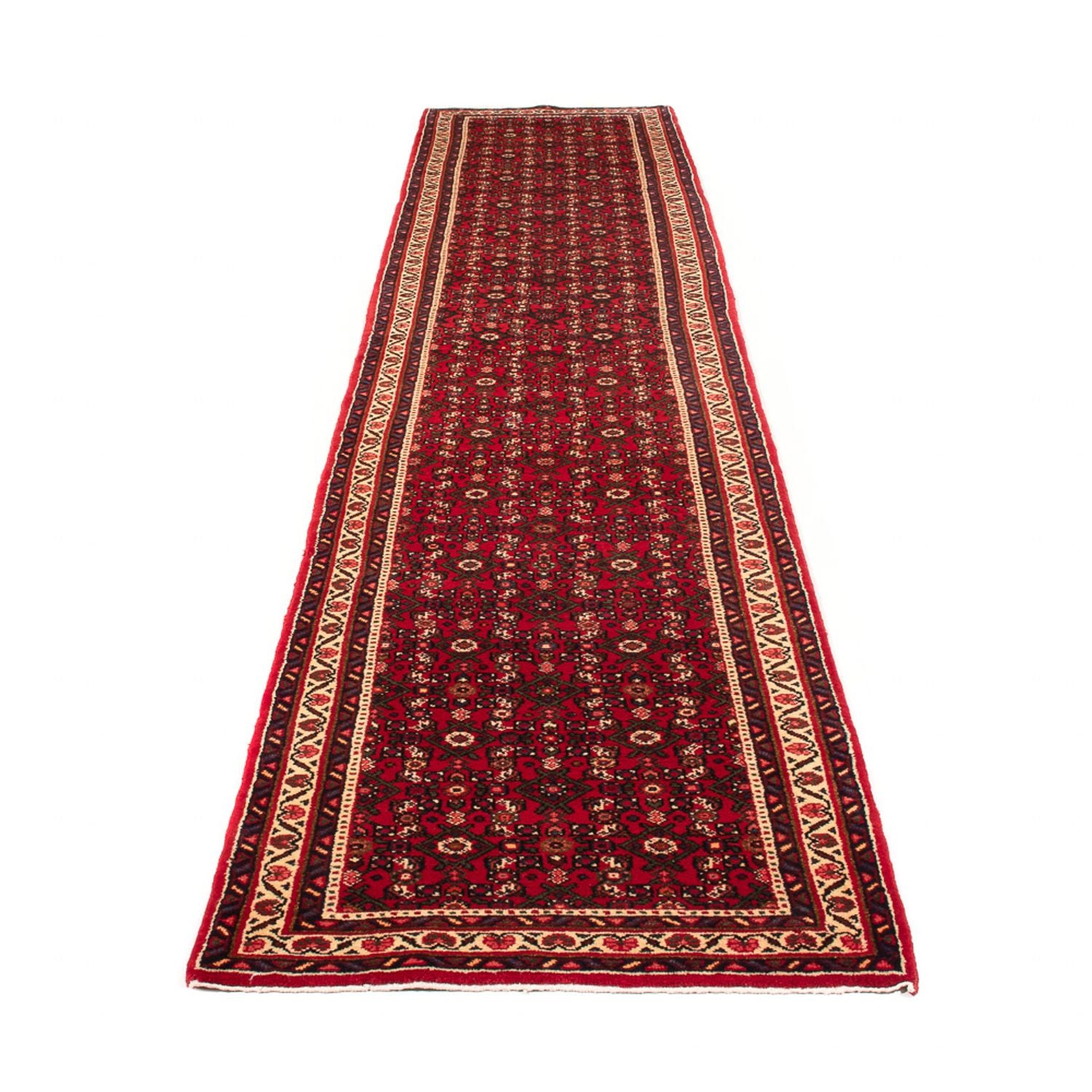 Alfombra de pasillo Alfombra persa - Nómada - 392 x 85 cm - azul oscuro