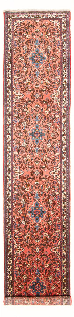 Alfombra de pasillo Alfombra persa - Nómada - 385 x 77 cm - rojo