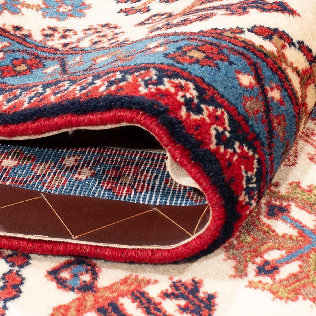 Alfombra de pasillo Alfombra persa - Nómada - 440 x 95 cm - crema