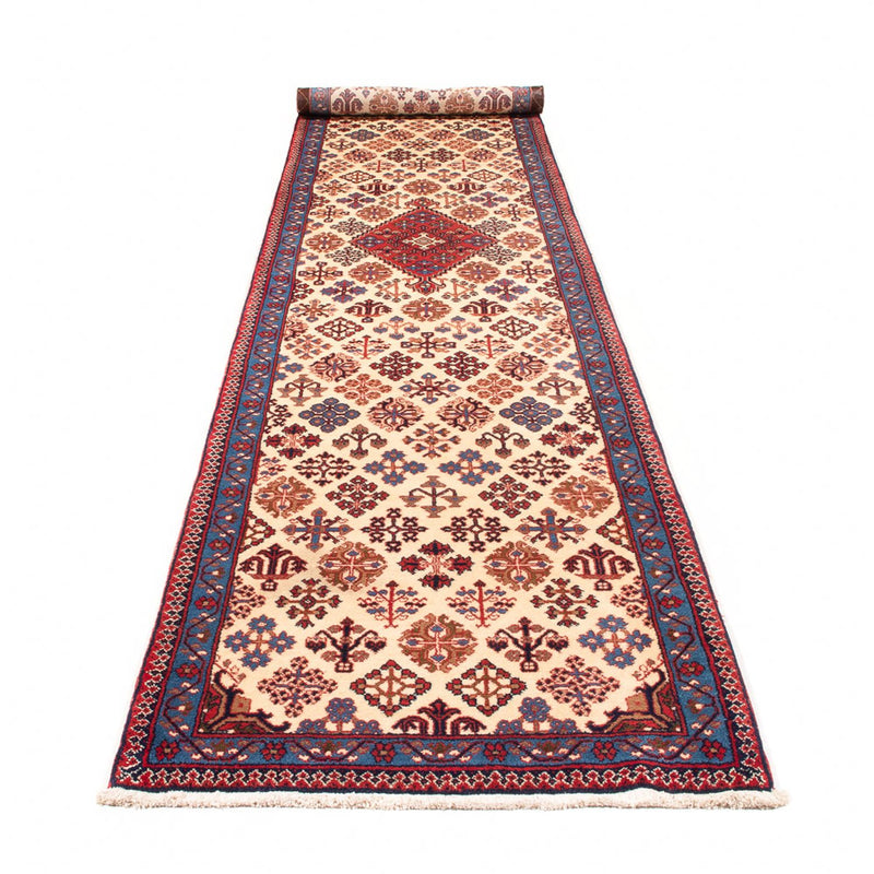 Alfombra de pasillo Alfombra persa - Nómada - 440 x 95 cm - crema
