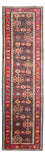 Alfombra de pasillo Alfombra persa - Nómada - 382 x 107 cm - azul oscuro