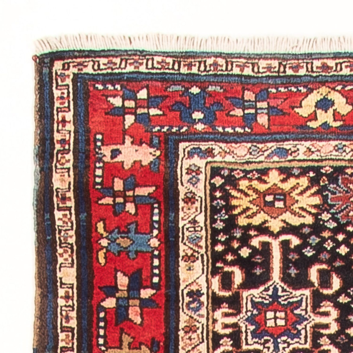 Alfombra de pasillo Alfombra persa - Nómada - 382 x 107 cm - azul oscuro