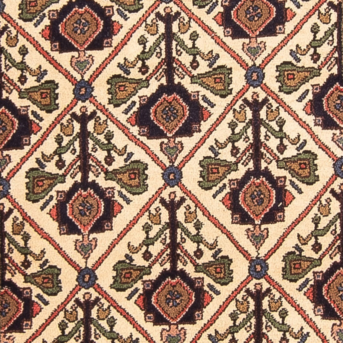 Alfombra de pasillo Alfombra persa - Nómada - 283 x 94 cm - crema