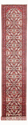 Alfombra de pasillo Alfombra Kelim - Oriental - 415 x 80 cm - beige
