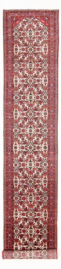Alfombra de pasillo Alfombra Kelim - Oriental - 415 x 80 cm - beige