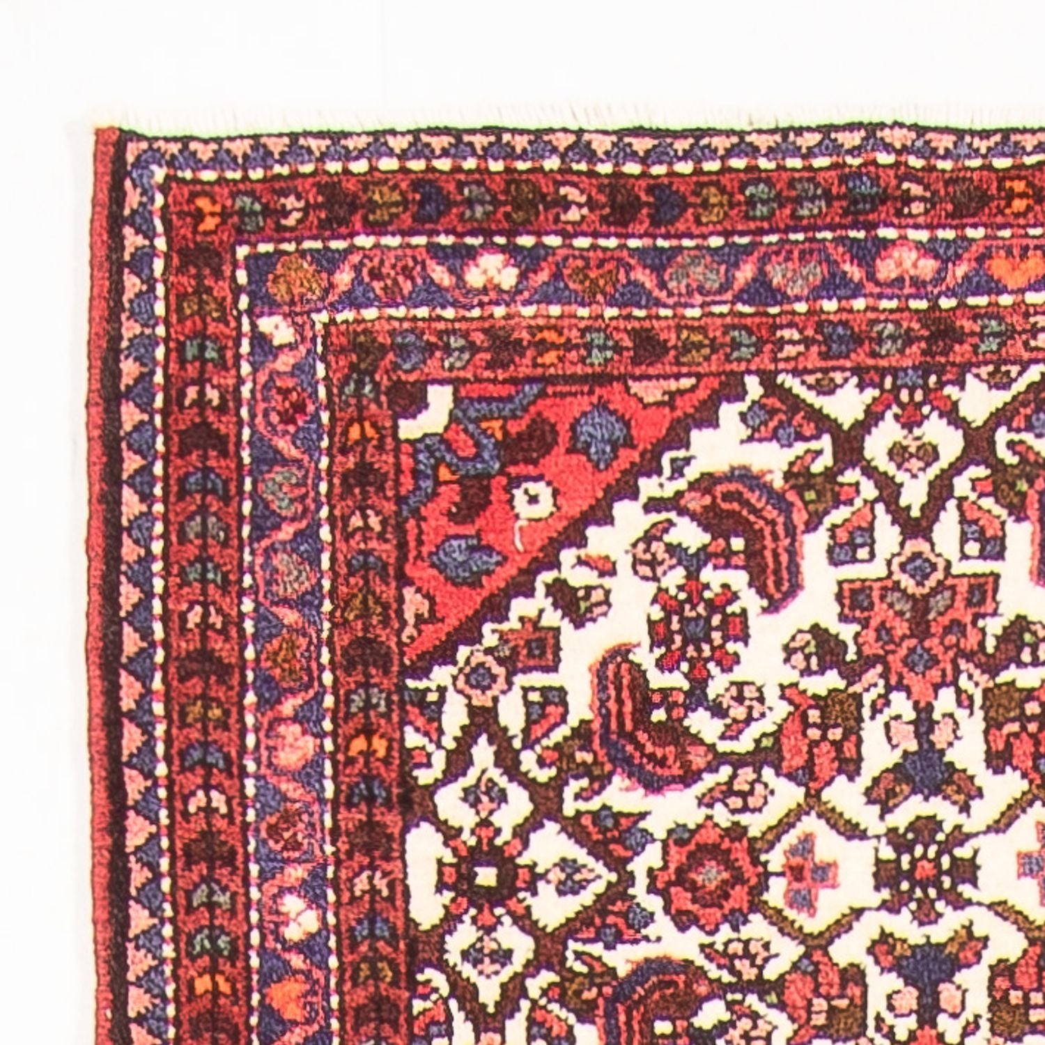Alfombra de pasillo Alfombra Kelim - Oriental - 415 x 80 cm - beige