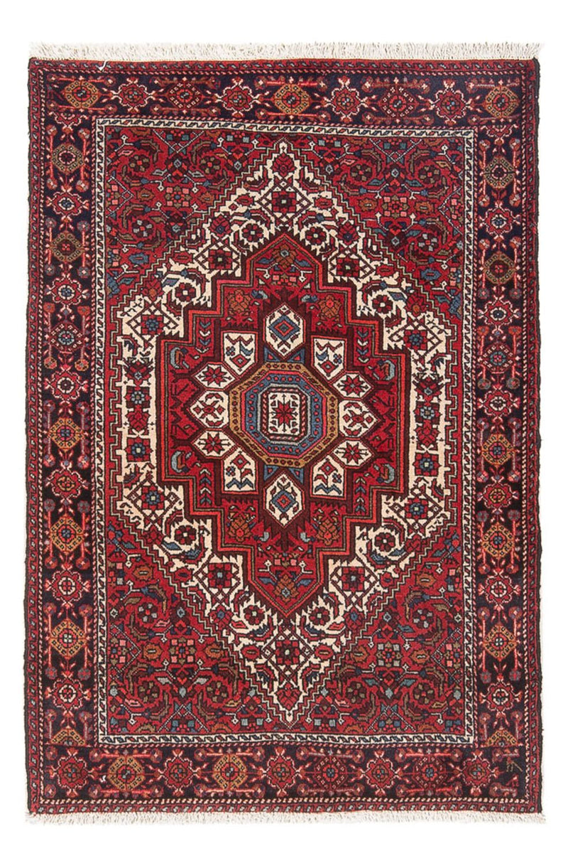 Alfombra persa - Nómada - 111 x 68 cm - rojo claro