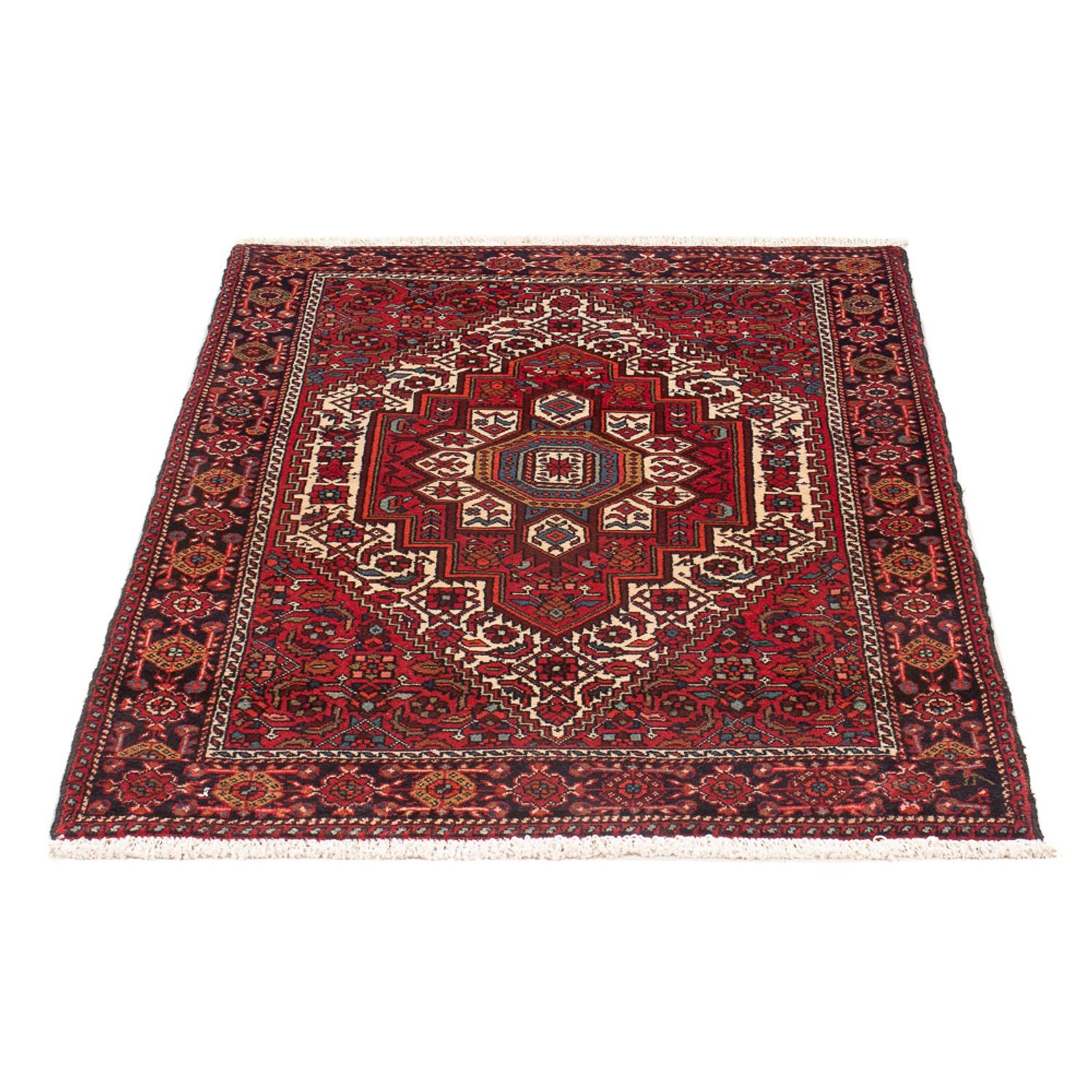 Alfombra persa - Nómada - 111 x 68 cm - rojo claro