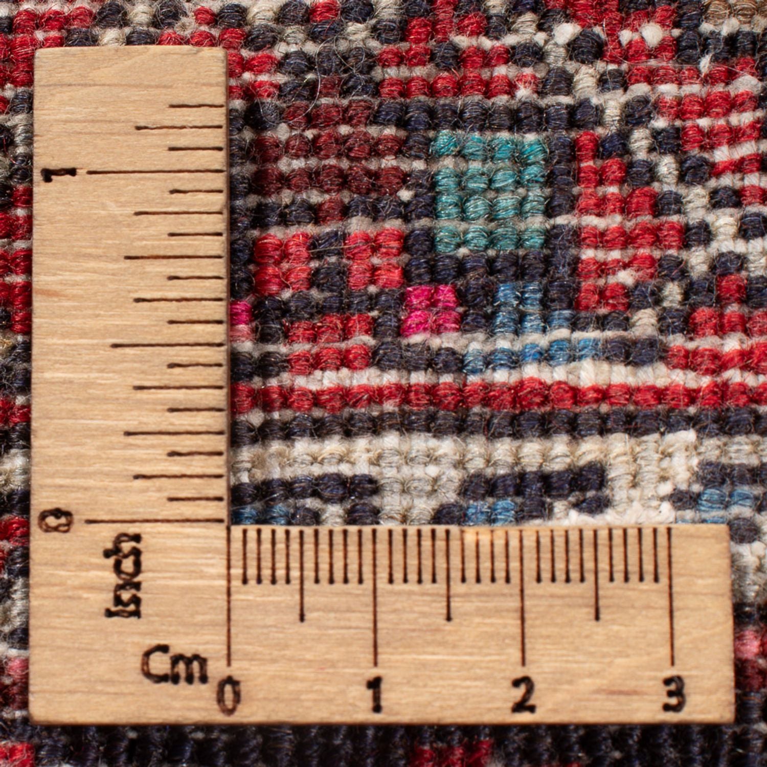 Alfombra persa - Nómada - 111 x 68 cm - rojo claro