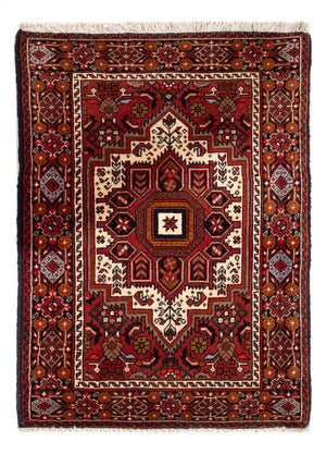 Alfombra persa - Nómada - 86 x 55 cm - crema