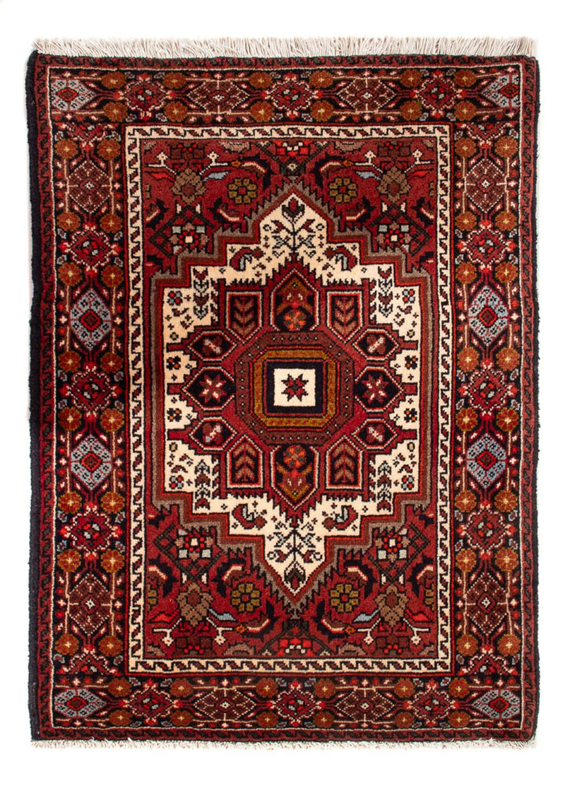 Alfombra persa - Nómada - 86 x 55 cm - crema