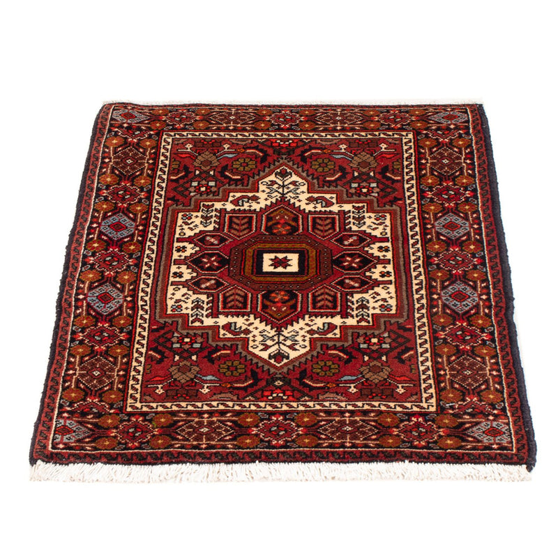 Alfombra persa - Nómada - 86 x 55 cm - crema