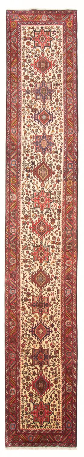 Alfombra de pasillo Alfombra persa - Nómada - 388 x 77 cm - beige