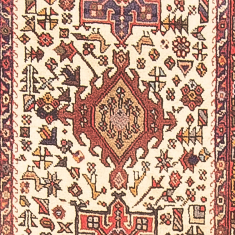 Alfombra de pasillo Alfombra persa - Nómada - 388 x 77 cm - beige