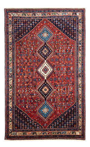 Alfombra persa - Nómada - 250 x 152 cm - rojo