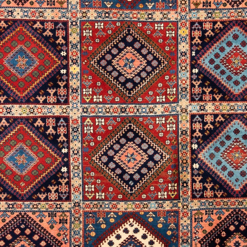 Alfombra persa - Nómada - 305 x 202 cm - rojo burdeos