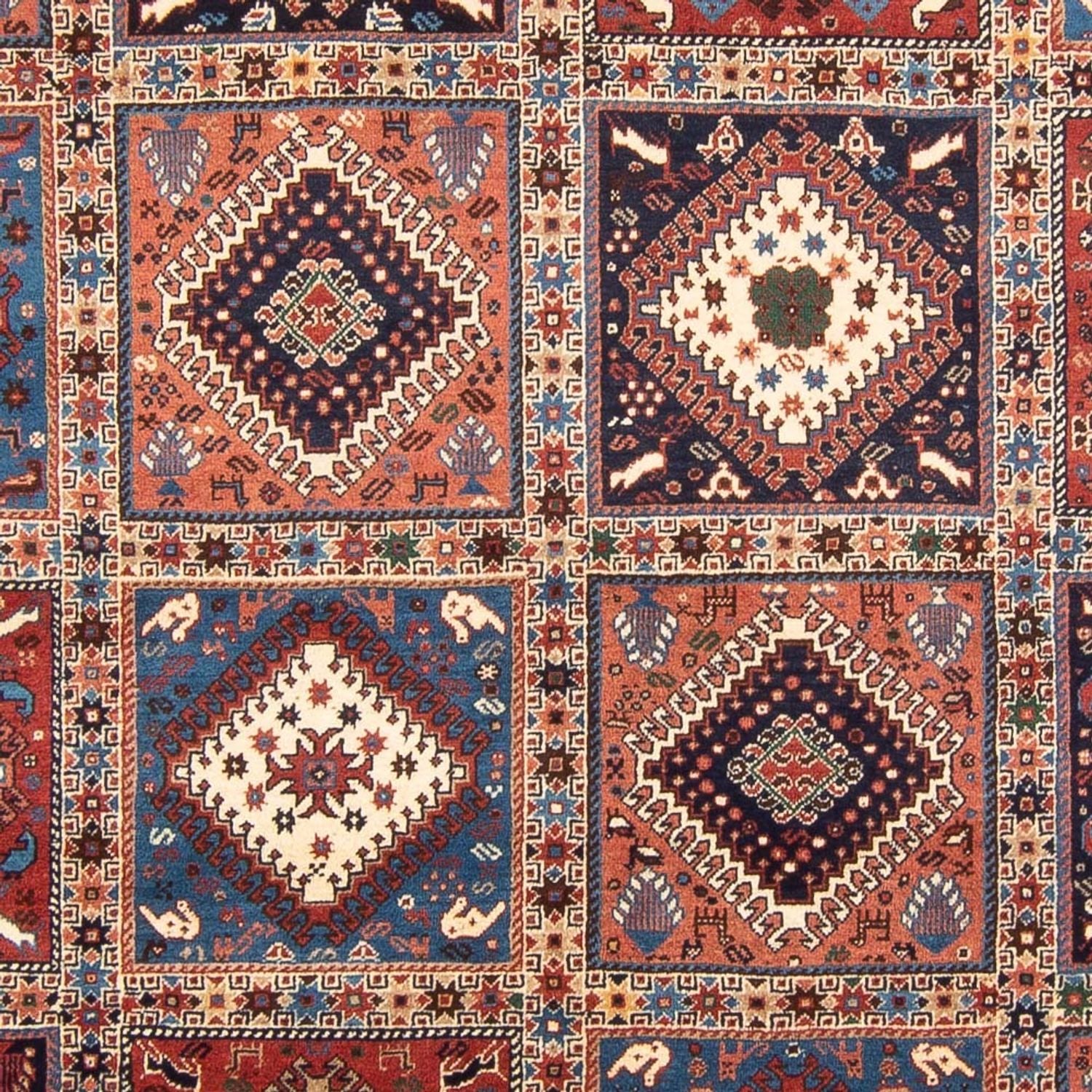 Alfombra persa - Nómada - 285 x 198 cm - multicolor