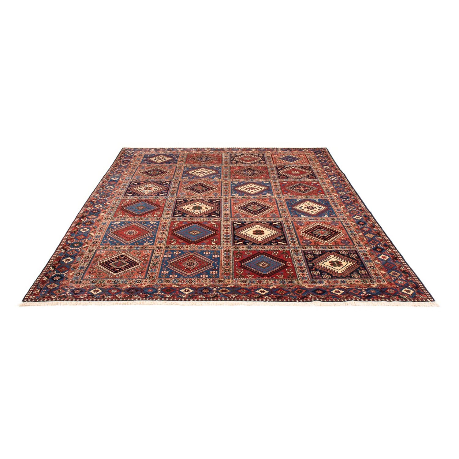Alfombra persa - Nómada - 285 x 198 cm - multicolor