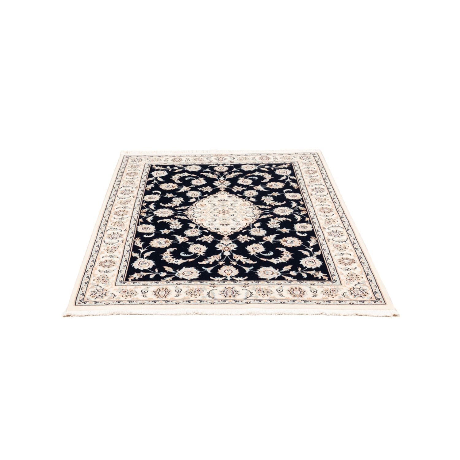 Alfombra Persa - Nain - Prima - 152 x 107 cm - azul oscuro