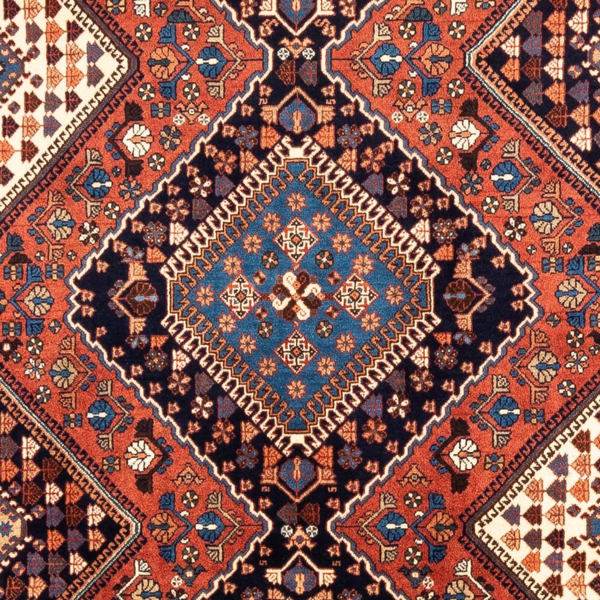 Alfombra persa - Nómada - 258 x 160 cm - rojo