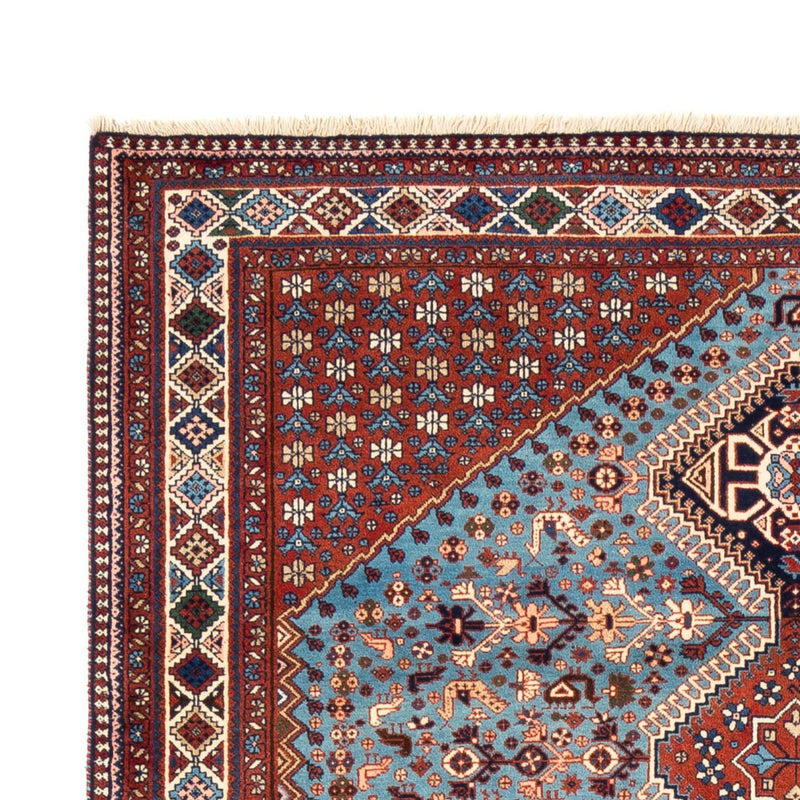 Alfombra persa - Nómada - 253 x 172 cm - azul claro