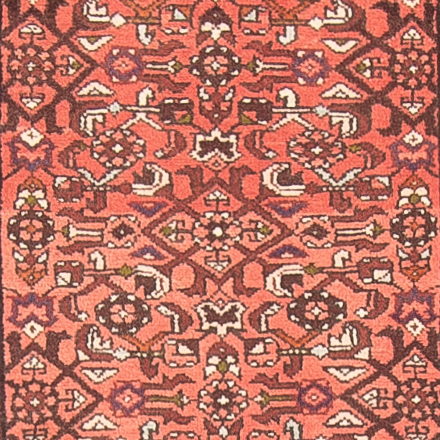 Alfombra de pasillo Alfombra persa - Nómada - 377 x 83 cm - rojo
