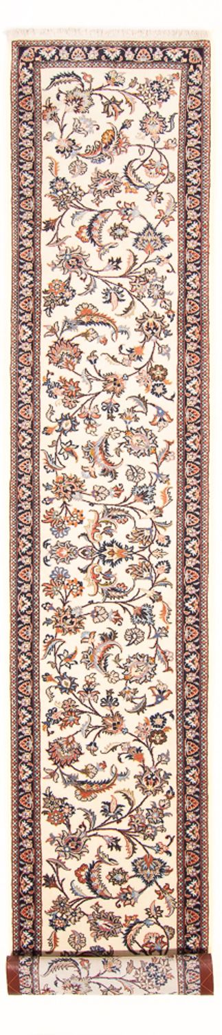 Alfombra de pasillo Alfombra persa - Clásica - 393 x 75 cm - crema