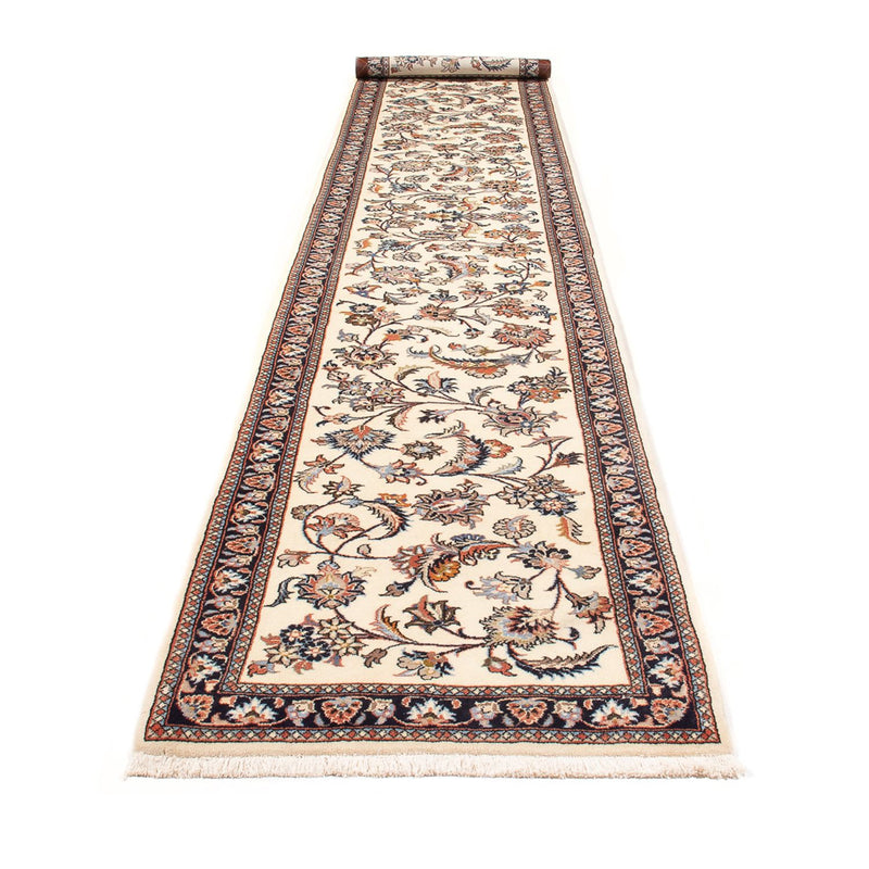Alfombra de pasillo Alfombra persa - Clásica - 393 x 75 cm - crema
