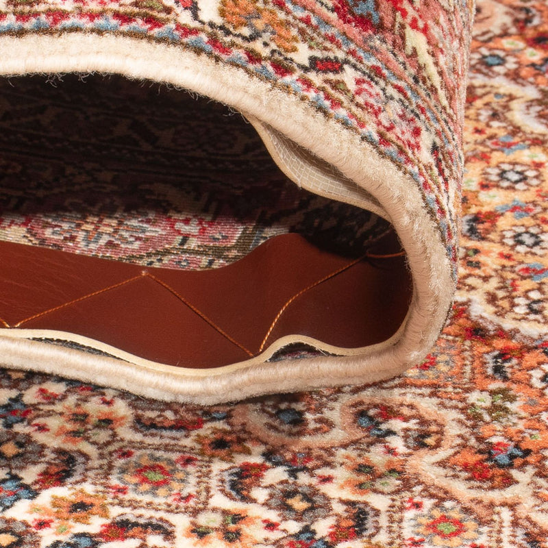Alfombra de pasillo Alfombra Persa - Tabriz - Real - 407 x 78 cm - beige