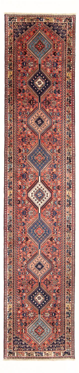 Alfombra de pasillo Alfombra persa - Nómada - 383 x 80 cm - rojo