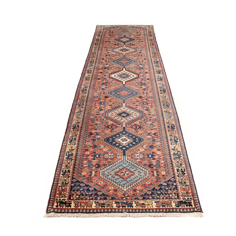 Alfombra de pasillo Alfombra persa - Nómada - 383 x 80 cm - rojo