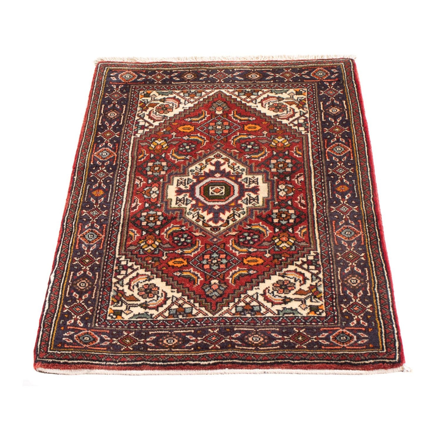 Alfombra persa - Nómada - 92 x 63 cm - rojo