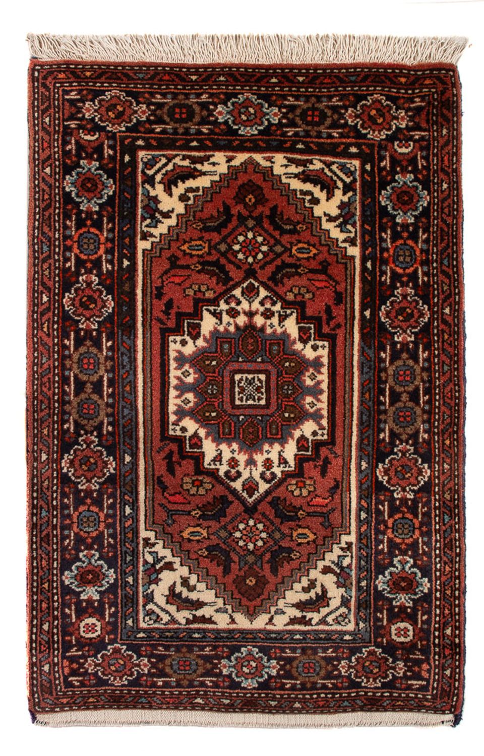 Alfombra persa - Nómada - 98 x 60 cm - rojo