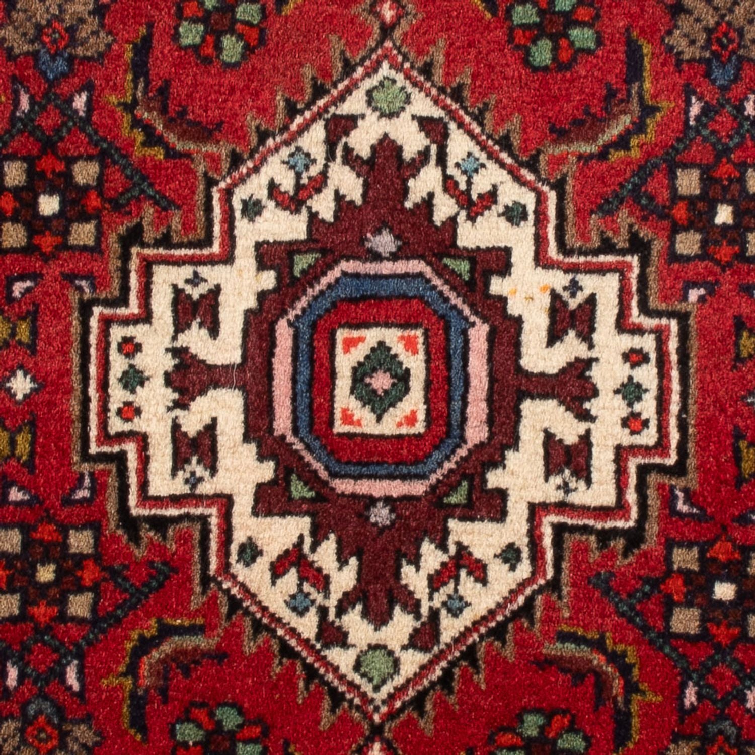 Alfombra persa - Nómada - 95 x 60 cm - rojo